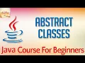 Learn Java Tutorial for Beginners Part 42 Abstract Classes