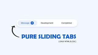 Pure sliding tabs using html and css Free Source code