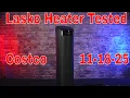 Lasko Portable Heater sold at COSTCO 11-18-2025 Newest Version