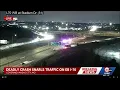 One dead in multi-vehicle crash on eastbound I-70 near I-435 in Kansas City