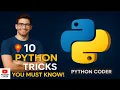 10 PYTHON TRICKS YOU MUST KNOW TUTORIAL IN HINDI
