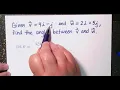 Vectors -