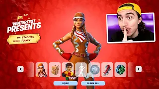 J’OUVRE TOUS les CADEAUX de Noël sur Fortnite ! (Chalet 2025)