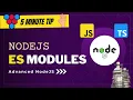 EcmaScript Modules in NodeJS Upgrade your Projects to ES Modules