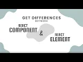 Get Differences between React Component and React Element