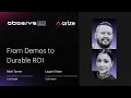 AI Agents in Production From Demos to Durable ROI CVS Health Arize Observe 2026