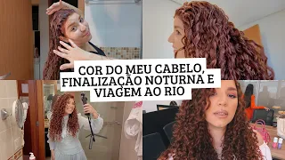 COR DO MEU CABELO, FINALIZAÇÃO NOTURNA & VIAGEM AO RIO | vlog por Jessica Melo