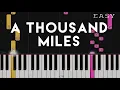 Download Lagu A Thousand Miles - Vanessa Carlton | EASY Piano Tutorial