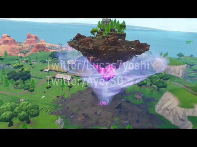 Fortnite floating island moving to different locations and corrupted areas VENTING.