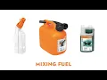 How to Mix Fuel for Your Garden Power Tools STIHL Fuel Mixing Guide STIHL GB