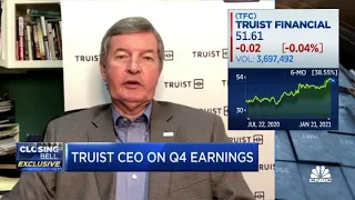 Truist Financial CEO on earnings Worst is behind us