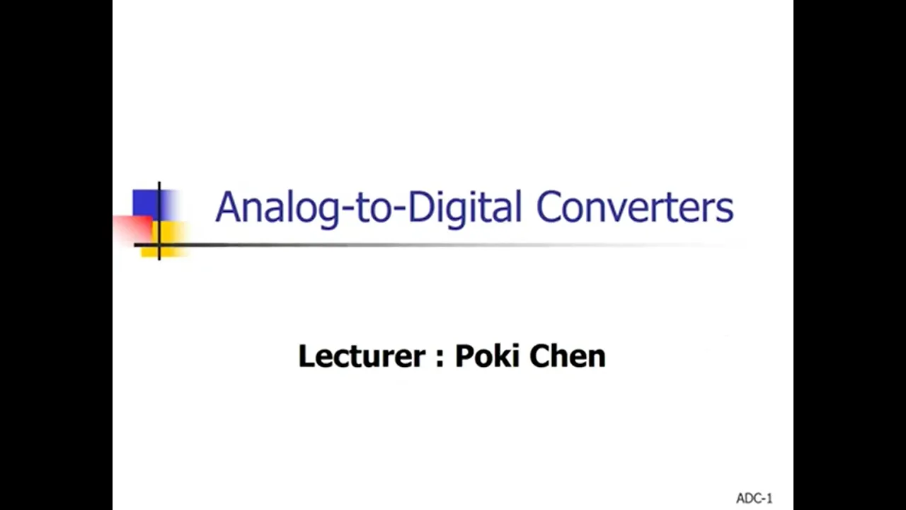 Analog IC Design_CH7_ADC_1