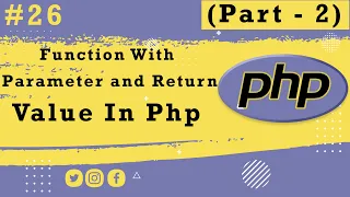 Function with Parameter in PHP Hindi
