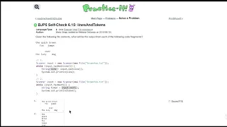 Java Practice It 6 15 linesAndTokens file processing scanner input