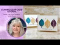 Stamped Leaf Card Tutorial Create Your Own Designer Series Paper