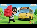 Lagu Old MacDonald’s Story 😱 | A Sneaky Thief Steals Everything on the Bus | Kids Songs