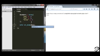 tutorial 27 iprog php var dump function