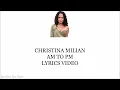Christina Milian AM To PM Lyrics Video