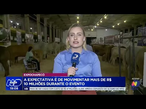 ExpoChapecó: a expectativa é de movimentar mais de R$ 10 milhões de reais durante o evento