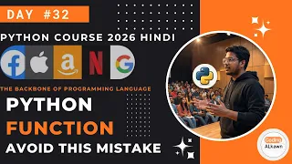 Python Functions in Hindi Python Functions Deeply Explained Types of Function in python