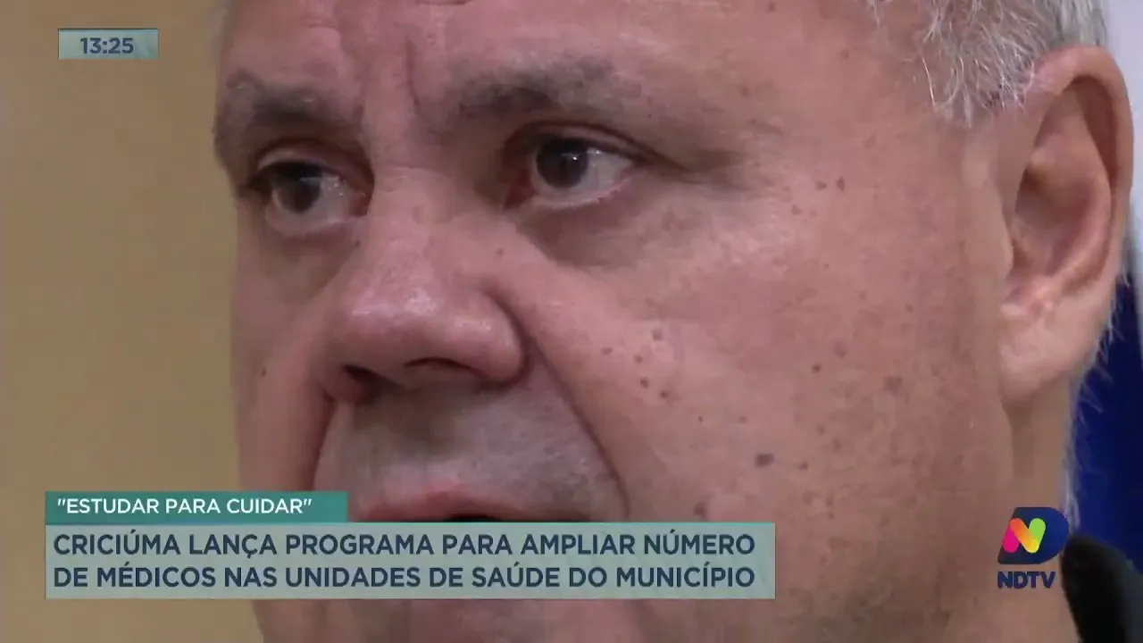 Criciúma lança programa para ampliar número de médicos nas unidades de saúde do município