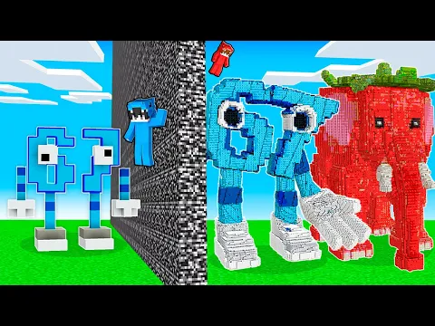 Video Thumbnail: Hice Trampas con BRAINROTS SECRETOS en Reto de Construcci贸n en Minecraft!