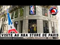 Visiting the NBA Store in Paris the first in France