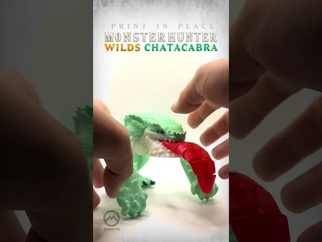 Monster Hunter Wilds – Chatacabra Print-in-Place video thumbnail