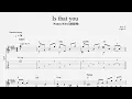 Nancy Kwai 歸綽嶢 - Is that you? [結他獨奏譜] Guitar TAB (Fingerstyle solo)
