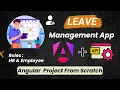 Build a Full Employee Leave Management System in Angular 20 Complete Real-Time Project Tutorial