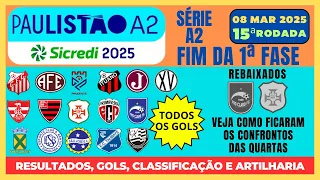 ⚽🔥 RODADA FINAL SÉRIE A2 2025: Resultados, Gols, Classificação, Artilharia e Próximos Jogos!