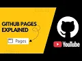 GitHub Pages Tutorial for Beginners Host Your Website FREE in Minutes