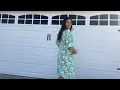 Amazon Try On - Hawaiian Floral Moo Moo Dress