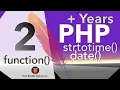 PHP Add Year Part 2 - function arguments