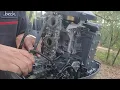 how to clean a 50 hp Yamaha Outboard carburetors