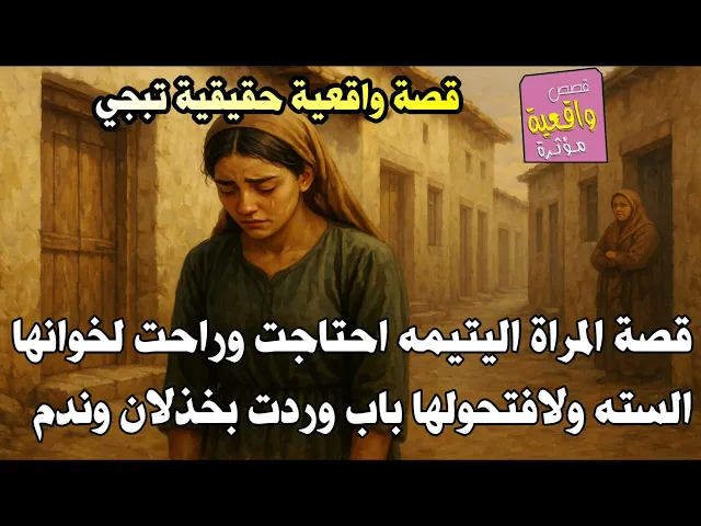 ⁣قصة المراة اليتيمه احتاجت وراحت لخوانها السته ولافتحولها باب وردت بخذلان وندم