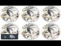 Bal Leaves Merge Salad Plate Brown 8 5 Set