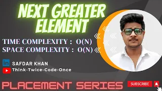 NextGreaterElement Stack Java GFG LeetCode placementPreparationSeries FullExplnWithCode Safdarkhan