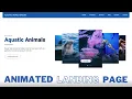 How to Create an Animated Website Landing Page with HTML CSS and JavaScript