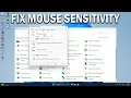 How To Fix Mouse Sensitivity Changes Automatically on Windows 11 or 10 - Easy Fix