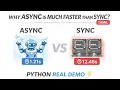 Why Async is MUCH Faster than Sync Python Real Demo Tamil