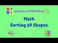 Math Grade 3 Sorting 2D Shapes