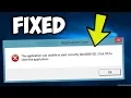 2024 Fix: The Application Was Unable to Start Correctly 0xc0000142 Error in Windows 10