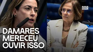 💣Soraya Thronicke confronta Damares ao vivo sobre lei contra misoginia e debate esquenta no Senado💣