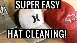 Download How to Clean any HAT without Ruining it!! (Removes Stains \u0026 Sweat too) | Andrea Jean Cleaning MP3