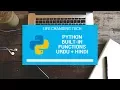 Built-in functions - Python tutorial for beginners in