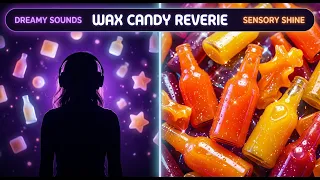 ASMR Mukbang  Eating bottle shaped wax candy with satisfyingly crunchy sounds