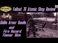 Fallout 76 Atomic Shop Item Review Ghillie Armor Bundle and Fire Hazard Flamer Skin