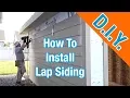 Install LP Smartside Siding On A Shed How To Build A Shed ep 17