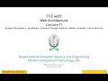 Scoped Parameters and Attributes JavaBeans Model 1 and Model 2 Architecture CSE 4635 Lecture 11
